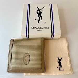 YSL　イブサンローラン　2つ折り財布　中古品　