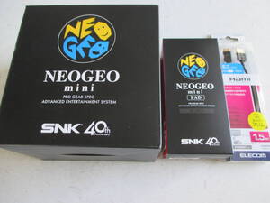 新品　NEOGEOネオジオmini+PAD黒+HDMIケーブル+攻略ガイド　４点セット