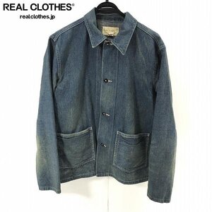 ☆RRL/ダブルアールエル ユーズド加工 デニムジャケット/M /060