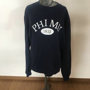 Champion スウェット PHIMU ネイビー　古着