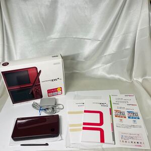 ★1円～ 一部ジャンク 基本動作確認済 ニンテンドー DSiLL ワインレッド Nintendo 任天堂 箱付き