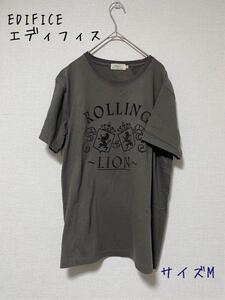 EDIFICE エディフィス　ロゴプリント Tシャツ 40