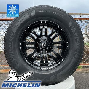 150系 プラド ハイラックス FJ パジェロ スタッドレスタイヤ ホイールセット 17インチ ミシュラン X-ICE SNOW SUV 265/70R17 Balano