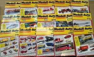 a0613-21.洋書 model auto zeits chrift まとめ カタログ catalog model miniature diorama 車 car 趣味 collector