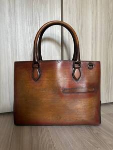 世界に一つ 特注 Berluti Toujours Scritto Leather Tote Bag ベルルッティ トゥジュール トートバッグ レインボーパティーヌ 限定企画品