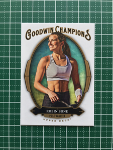 ★UPPER DECK 2020 GOODWIN CHAMPIONS #12 ROBIN BONE［POLE VAULT］ベースカード UD 20★