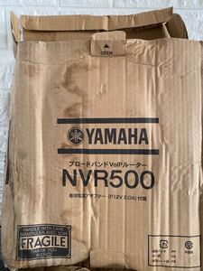 YAMAHA ヤマハ ブロードバンドVoIPルーター NVR500 アダプター付き 現状品