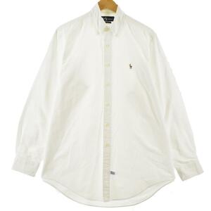 古着 ラルフローレン Ralph Lauren 長袖 ボタンダウンシャツ メンズL /eaa308451 【SS2406】