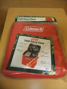 １点物【限定/未使用】Coleman フューエルキャリーケース 170-6486 新品 コールマンレッド Fuel Cally Cace 新品 デッド お宝 蔵出し 希少