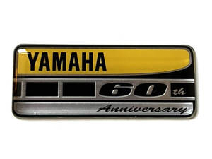 [全国送料込]ヤマハ YAMAHA 60周年 60th Anniversary エンブレム 純正 ステッカー シグナスX マジェスティS AEROX NMAX TMAX BWS