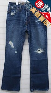 3P8412/未使用品 Abercrombie&Fitch BAXTER ダメージ加工デニムパンツ アバクロンビー フィッチ ジーンズ