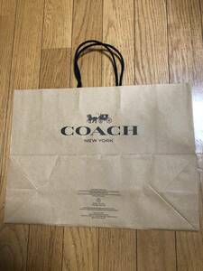 COACH コーチ　ショップ袋 紙袋　ブランド ブランド紙袋