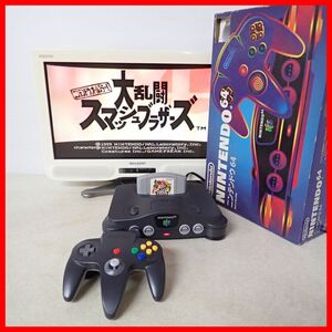 動作品 N64 ニンテンドウ64 本体 箱付 任天堂 Nintendo【20