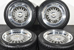 ☆BBS RS 16インチ☆リバレル品☆PCD114.3 8J +28.6☆KENDA KAISER☆205/50R16☆ロードスター シビック インテグラ スイフトスポーツ JDM☆