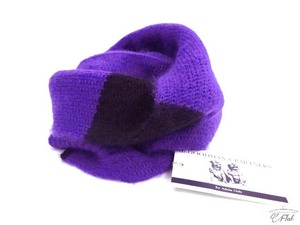 新品 MohairMuffier　モヘア マフラー　 PURPLE　 F