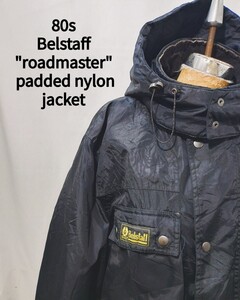 Vintage Belstaff roadmaster padded nylon jacket 80s ベルスタッフ ロードマスター 中綿入り ナイロン ジャケット 英国製 ビンテージ