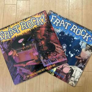 【名盤】LP レコード V.A.／FRAT ROCK! VOL.1&2 US盤 2枚セット 60s ガレージ フラットロック