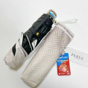 新品 フルラ 傘 日傘 折りたたみ傘 遮光 軽量 雨の日OK all weather パラソル C