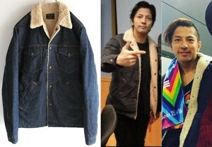 美品 Dragon Ash 降谷建志さん/Kj着 COOTIE クーティ― Denim Cattleman Jacket ボアデニムジャケット ランチコート M インディゴ 濃紺