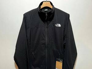 新品 正規品 USA限定 The North Face ノースフェイス US-S 首ロゴ入り ストレッチ ナイロンジャケット ウインドブレーカー 靭やか