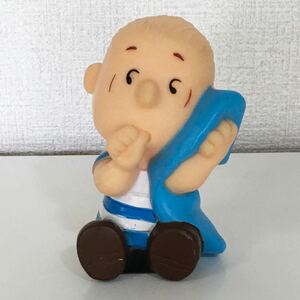 Vintage Peanuts Linusソフビ人形(高さ11.5cm)ConAgra Inc.