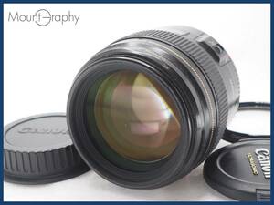 ★良品★ CANON キヤノン EF 85mm F1.8 USM ★完動品★同梱可 前後キャップ&レンズフィルター付 #i8198