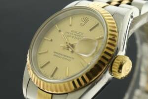 LVSP6-10-45 7T111-3 ROLEX ロレックス 腕時計 69173 オイスターパーペチュアル デイトジャスト C番 約57g レディース コンビ ジャンク