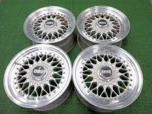 ★希少品★当時物★ BBS RS036 15×7J +25 4H-114.3 4本セット 旧車・AE86・シルビア・スカイライン等