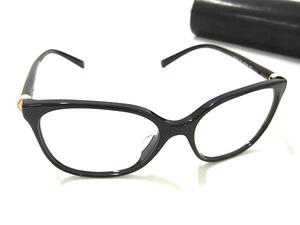 1円 ■極美品■ BVLGARI ブルガリ 4129-F 501 54□16 140 メガネ 眼鏡 メンズ レディース ブラック系 FK1113