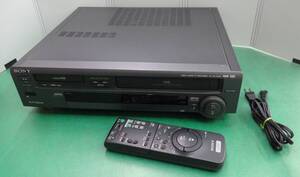 ★6738 VHSテープ再生のみ確認済 SONY ソニー VIDEO CASSETTE RECORDER 8ミリビデオカセットレコーダー WV-H3 1996年製 ジャンク扱い