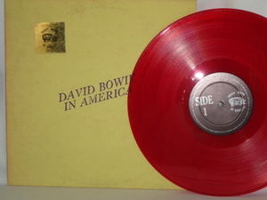 DAVID　BOWIE/IN AMERICA（TMOQ）RED-COLOR　LP