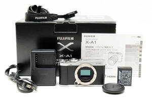 超美品 富士フイルム 富士 X-A1 16.3MP ミラーレス デジタルカメラ ボディ ブラック Fujifilm 824