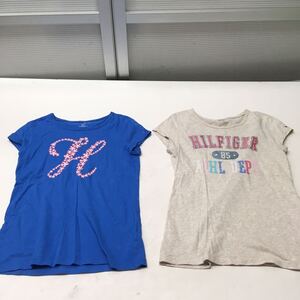 送料無料★TOMMY HILFIGER トミーヒルフィガー★半袖Tシャツ　キッズ　子供　2枚セット★Mサイズ　8-10 #50715sj152