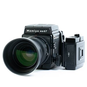 MAMIYA マミヤ RB67 PROFESSIONAL SD 中判フィルムカメラ K/L F3.5 90ｍｍ レンズフード フィルムマガジン PRO SD 付 動作確認済 #37400