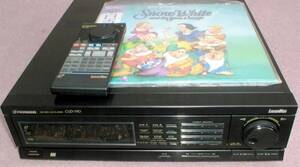 PIONEER CLD-770 Convertible Auto Reverse Laser Disc Player 動作OK！ パイオニア 両面再生 LDプレーヤー 専用リモコンと「白雪姫」付き