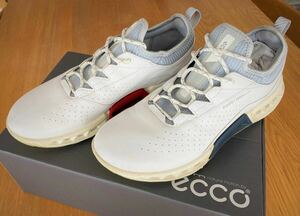 ☆ ecco BIOM C4 42(26.5cm) メンズ スパイクレス ゴルフシューズ 日本正規品 [USED] エコー