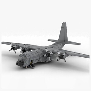 ☆最安値☆ レゴ互換 特大 飛行機 ミリタリー C130 ハーキュリーズ 輸送機 83cm×110cm 5257ピース