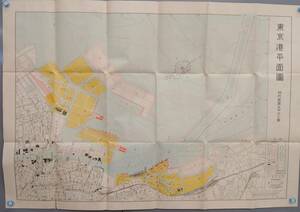 古地図『昭和7年 東京港概要』東京市役所/東京市土木局河港課