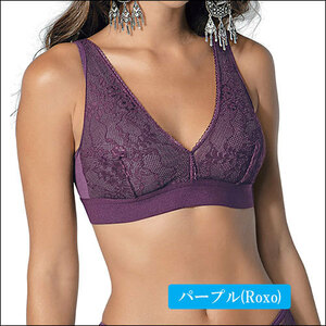 レディースブラジャー リラックスブラ　ゆったりブラジャー　46（バスト93～97cm）サイズ　パープル(Roxo) 　61250