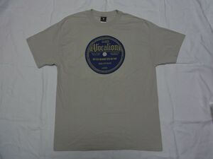 ☆ Blind Boy Fuller ブラインド・ボーイ・フラー ヴォカリオン レコード Tシャツ sizeL ベージュ ☆USA古着 ブルース Decca Coral Records