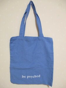 ◆　be psyched　◆　トートバッグ 　水色　41023