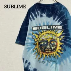 SUBLIME バンドTシャツ デカロゴ タイダイ 古着