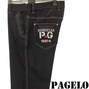 ★PAGELO★SALE デニムパンツ【黒W82㎝】秋冬モデル 15500127 パジェロ