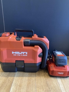 021■おすすめ商品■HILTI ヒルティ 充電式バキュームクリーナー VC75-1-A22 バッテリー×2、充電器付