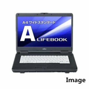 中古パソコン ノートパソコン 安い Windows 10 64bit 富士通 LIFEBOOK A550 Core i3 M380 2.53G/メモリ4GB/新品SSD960GB/DVD/無線有/15型