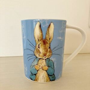 BEATRIX POTTER and PETER RABBIT ピーターラビット　マグカップ ブルー 中古自宅保管品②