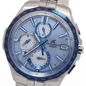 カシオ CASIO OCW-S5000APA-2AJF オシアナス マンタ Japan Indigo 藍 世界限定2000本 ソーラー電波 メンズ _848984