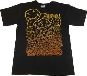 正規品Δ送料無料 Nirvana(ニルヴァーナ)many smiles Tシャツ(S)