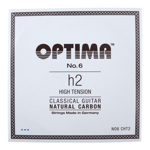 Optima Strings No6.CHT2 Natural Carbon B/H2 High 2弦 バラ弦 クラシックギター弦