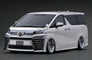 ignition Model イグニッションモデル IG1670 30系 ヴェルファイア 1/18 Toyota Vellfire ZG White ホワイト 白 BBS LM ホイール